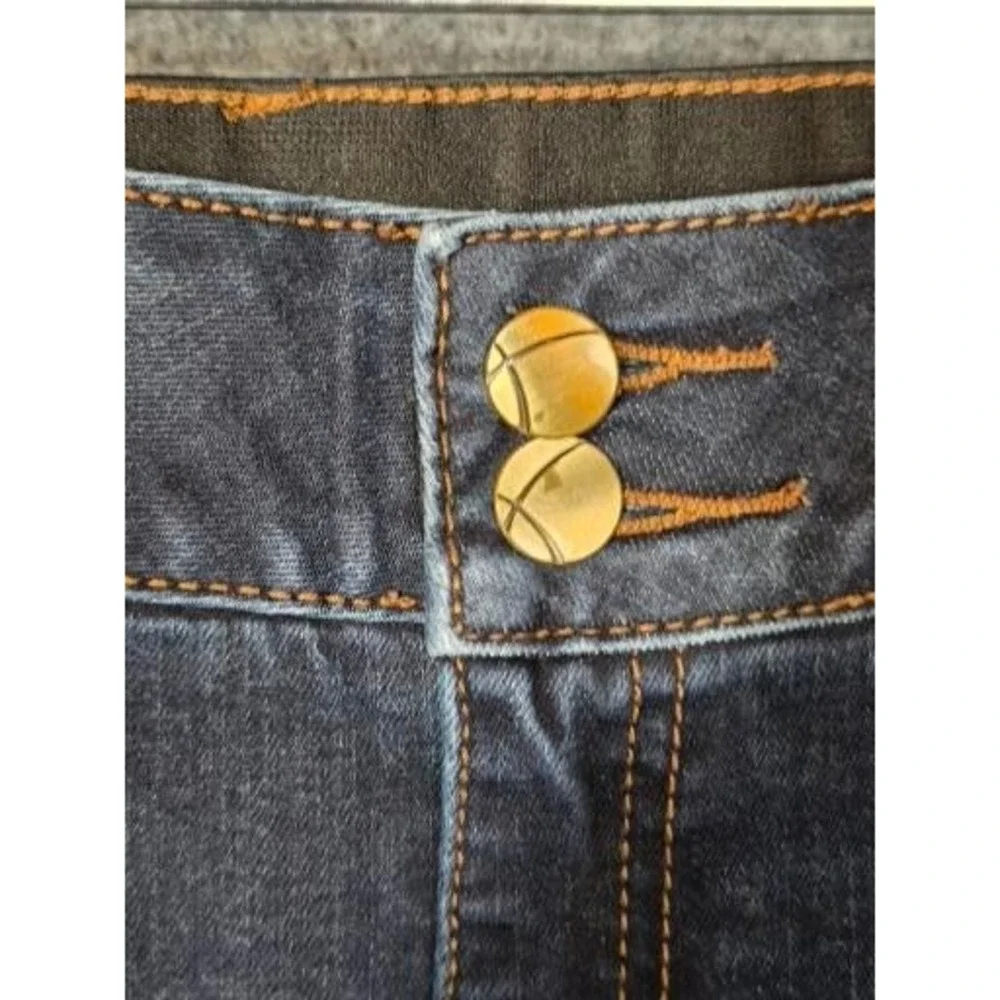 Lane Bryant Straight Tighter Tummy Technology Denim Jeans Dark Wash Sz 26 R Plus - Picture 9 of 10